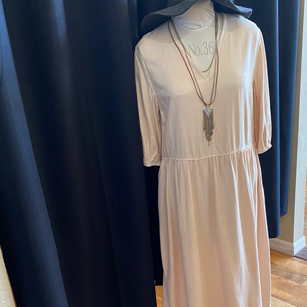 Everlane Cream Midi Dress